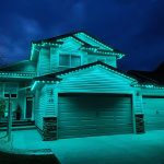 Premier Irrigation Permanent Holiday Lighting installation with Watts Smart Lighting system